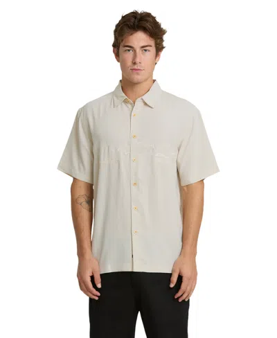 Quiksilver Waterman Men's Offshore Short-sleeve Shirt In Gold