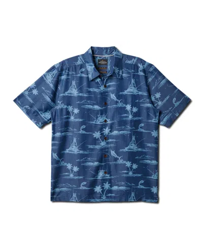 Quiksilver Waterman Men's Paradise Found Woven Shirt In Wave