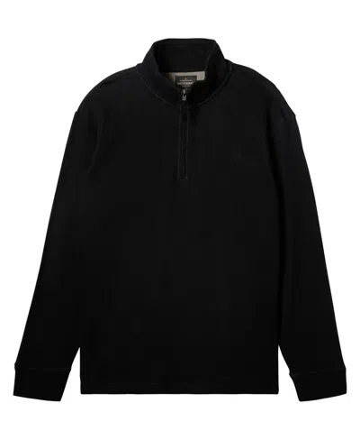 Quiksilver Waterman Men's Playa Clipper Half Zip Sweatshirt In Black