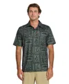 Quiksilver Waterman Men's Regular Fit Fish Block Polo Shirt
