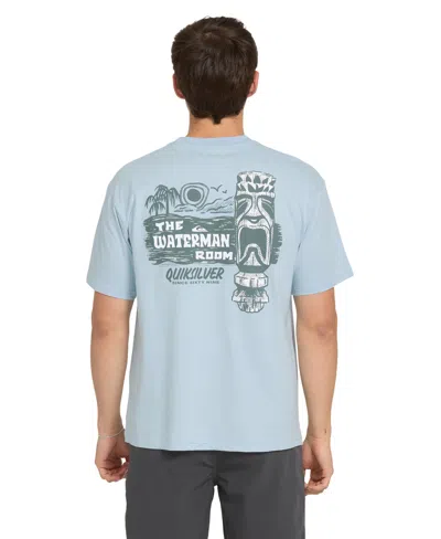 Quiksilver Waterman Men's Room Classic Short-sleeve T-shirt In Blue