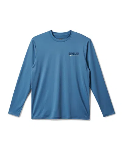 Quiksilver Waterman Men's Shady Amphibian 3 Long Sleeve T-shirt In Blue Shado