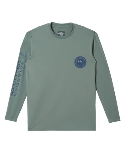 Quiksilver Waterman Men's Shady Amphibian Long Sleeve T-shirt In Sea Spray
