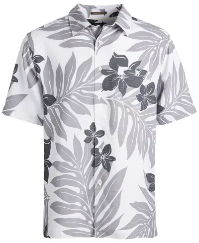 Quiksilver Waterman Men's Shonan Hawaiian Shirt In White,blac