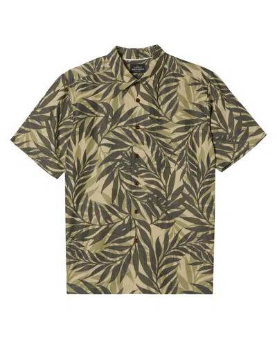 Quiksilver Waterman Men's Shoreline Short Sleeve Shirt In Earth Print 4