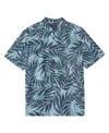Quiksilver Waterman Men's Shoreline Short Sleeve Shirt In Reflecting Pond Print 4