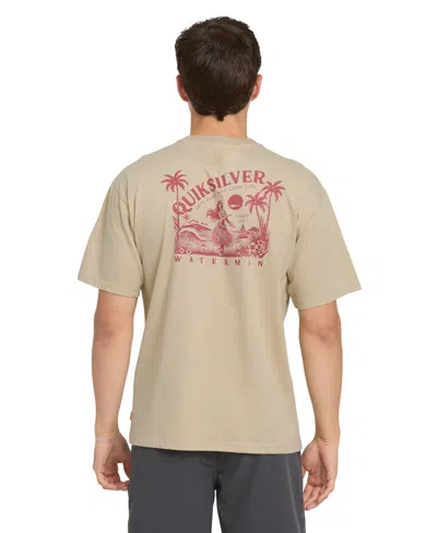 Quiksilver Waterman Men's Short-sleeve Laid Back T-shirt In Brown