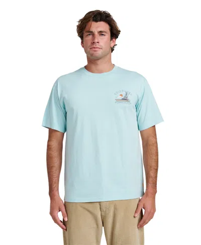 Quiksilver Waterman Men's Short-sleeve The Rig T-shirt In Blue