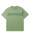 Quiksilver Waterman Men's Sketchy Short Sleeve T-shirt In Green Eyes