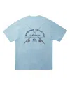 Quiksilver Waterman Men's Southside Short Shirt T-shirt In Dream Blue