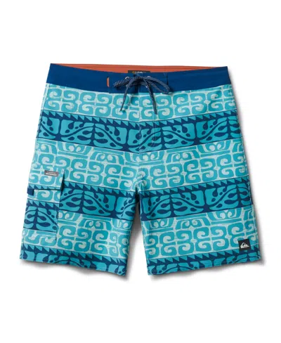Quiksilver Waterman Men's Stacked 19 Boardshort In Aqua