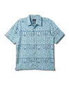 Quiksilver Waterman Men's Stacked Woven Shirt In Wave