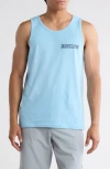 Quiksilver Willis Cotton Graphic Tank In Blue