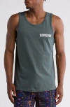 Quiksilver Willis Cotton Graphic Tank In Multi
