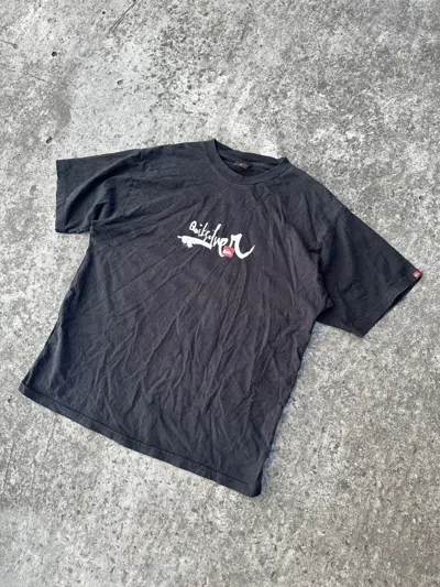Pre-owned Quiksilver X Surf Style Vintage Quicksilver T-shirt Streetwear Surf Style Life In Black