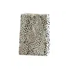Quillattire Black / White White And Black Leopard Print Crinkle Bag Vase In Multi