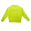 Quillattire Green / Pink / Purple Neon Green 'pizza Pizza' Sweatshirt In Green/pink/purple