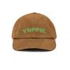 Quillattire Men's Brown / Green / Pink Brown Corduroy Yuppie Cap In Multi