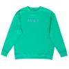 Quillattire Women's Green / Pink / Purple Mint Green 'aries' Organic Cotton Sweatshirt In Green/pink/purple