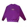 Quillattire Women's Green / Pink / Purple Purple 'happy Offline' Sweatshirt In Green/pink/purple