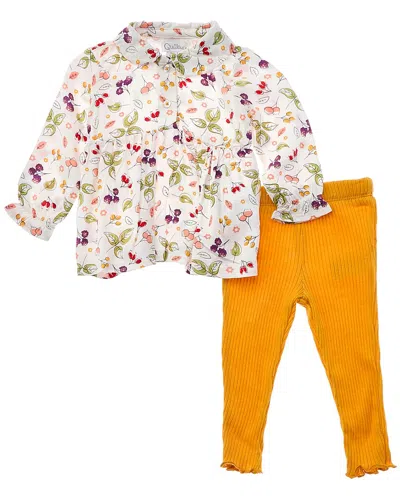 Quiltex Kids' 2pc Country Charm Tunic & Legging Set In Multi