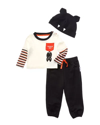 Quiltex Kids' 3pc Spoiled Bat Pant Set In Multi
