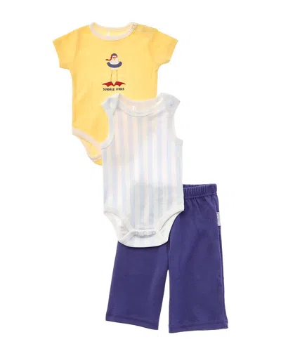 Quiltex Kids' 3pc West Coast Top & Turn Me Around Pant Set In Multi