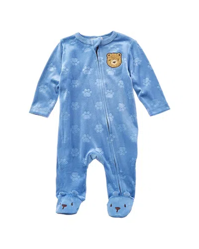 Quiltex Kids' Bear Embossed Single Sleep N Play In Blue