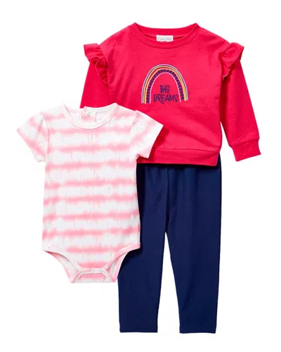 Quiltex Kids' Big Dreams 3pc Hanging Set In Pink