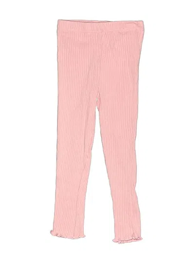 Pre-owned Quiltex Kids' Leggings In Pink