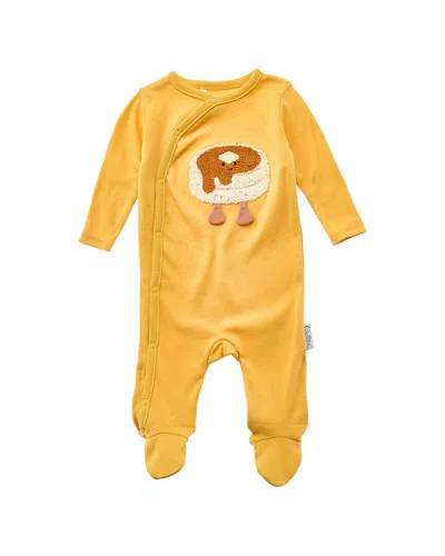 Quiltex Pancakes Footed Coverall In Yellow