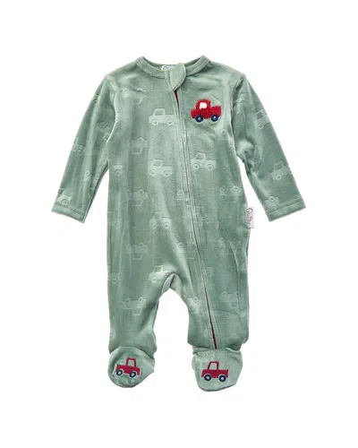 Quiltex Trucks Embossed Single Sleep N Play In Green