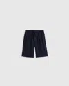 Quince 100% European Linen Pull-on Shorts In Deep Navy