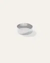 Quince 14k Gold 6mm Flat Edge Band Rings In White Gold