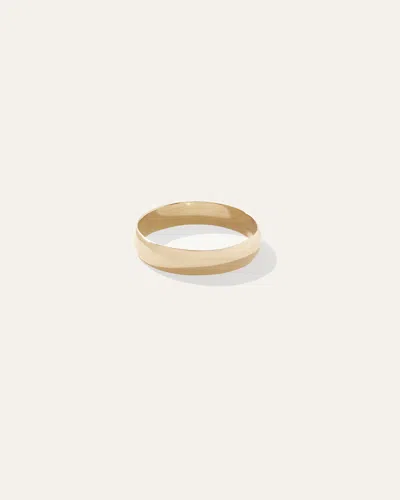 Quince 14k Gold 4mm Dome Band Rings In Yellow Gold