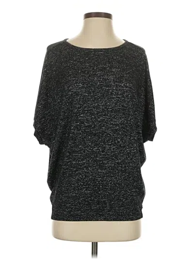 Pre-owned Quince 3/4 Sleeve Top Gray Boatneck Tops