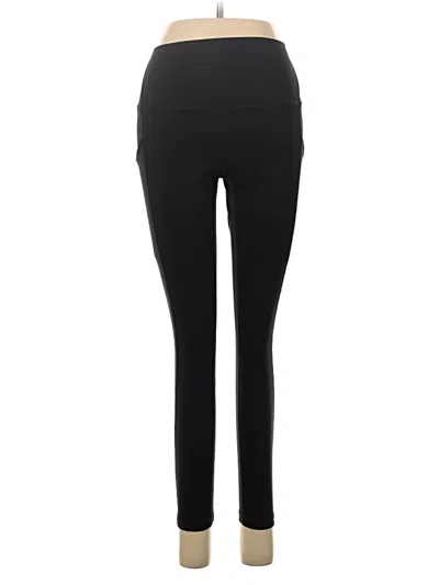 Pre-owned Quince Active Pants In Black