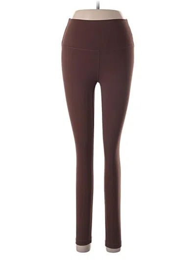 Pre-owned Quince Active Pants In Brown