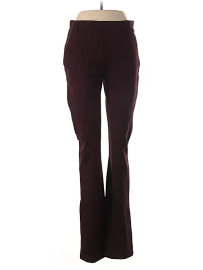 Pre-owned Quince Active Pants In Burgundy