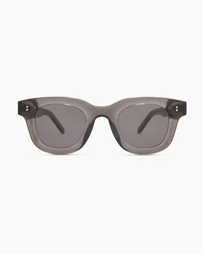 Quince Aspen Polarized Acetate Sunglasses In Clear Slate With Grey Lens