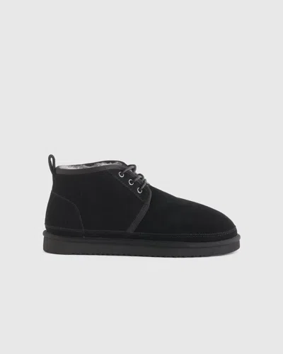 Quince Australian Shearling Chukka Bootie In Black