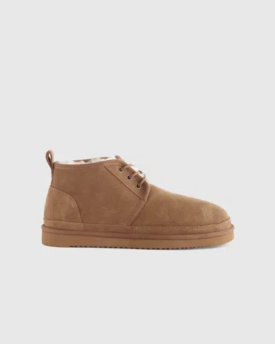 Quince Australian Shearling Chukka Bootie In Pecan