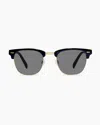 Quince Avery Polarized Acetate Sunglasses In Black With Green Lens