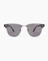 Quince Avery Polarized Acetate Sunglasses In Clear Slate With Grey Lens