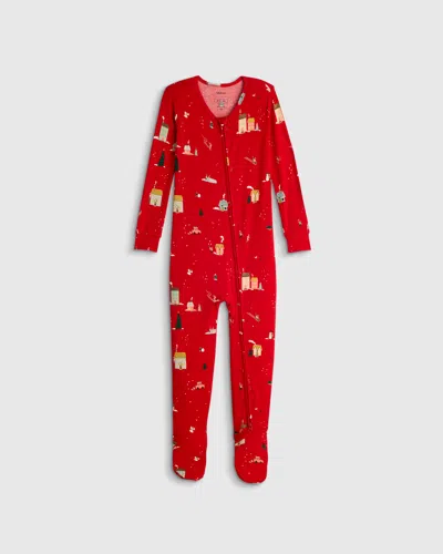 Quince Kids' Bamboo Footie Pajama