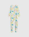 Quince Bamboo Footie Pajama In Colorful Dinos
