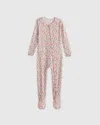 Quince Bamboo Footie Pajama In Ditsy Floral