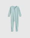 Quince Bamboo Footie Pajama In Sage Mist