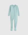 Quince Bamboo Footie Pajama In Sage Mist