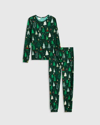 Quince Kids' Bamboo Long Sleeve And Pants Pajama Set